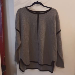 J. Crew grey tunic-style sweater